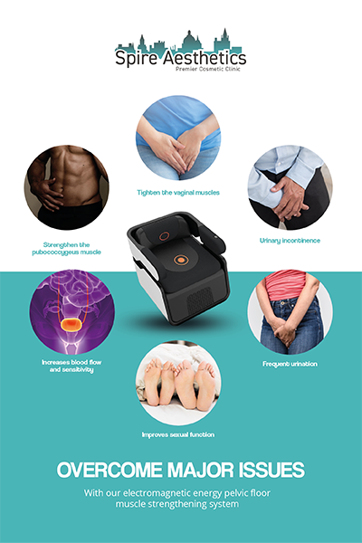 Image of EMS chair to treat Urine leakage Norwich from Spire Aesthetics
