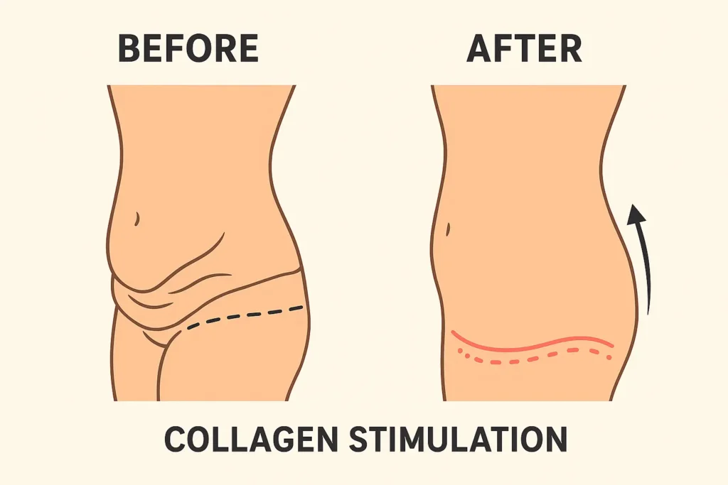 Before and after results for sagging skin after weight loss injections Norwich